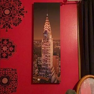 Empire State Building gem canvas